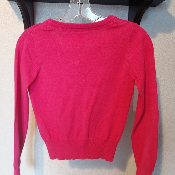 Pink cardigan with flower detail - Picture 3 of 3